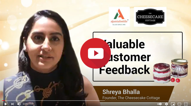 ORCHEEFUTURE TECHNOLOGIES PRIVATE LIMITED supplies best quality glass jars at best prices- Shreya Bhalla, The Cheesecake Cottage